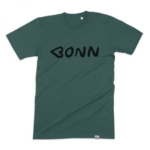 Grünes Bonn T-Shirt mit großem Motiv von Daniel Bandholtz