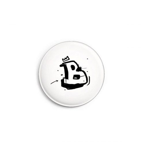 Buchstabe B Graffiti Button von Daniel Bandholtz
