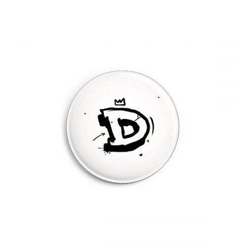 Buchstabe D Graffiti Button von Daniel Bandholtz