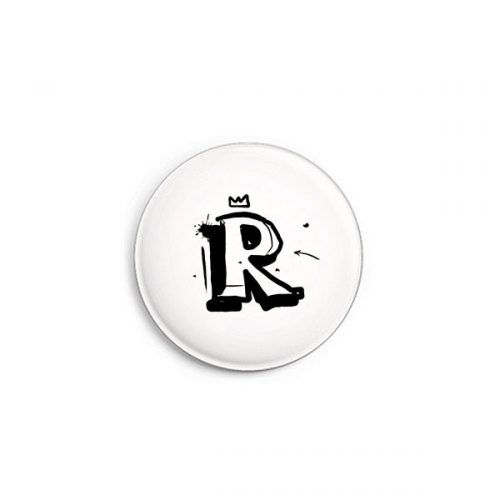 Buchstabe R Graffiti Button von Daniel Bandholtz